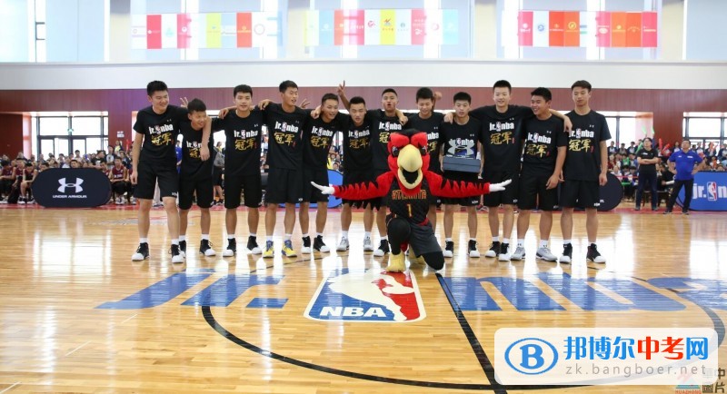 四川省双流县华阳中学夺得2017 Jr.NBA联赛四川赛区冠军