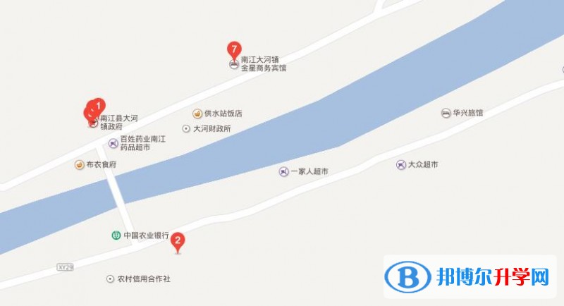 南江县大河中学地址