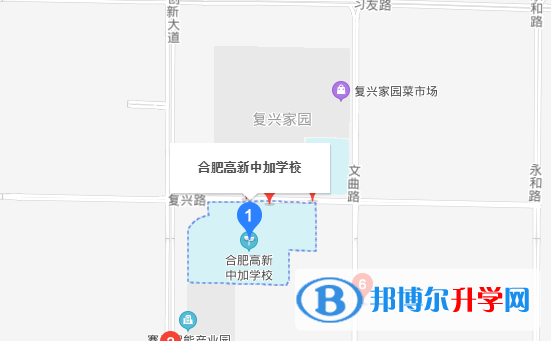 合肥高新中加学校地址在哪里