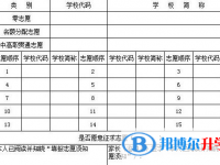 2021年凉山中考志愿的样表