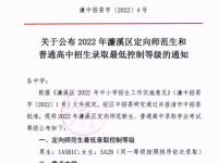 2022年九江中考濂溪区高中录取分数线(2023参考)